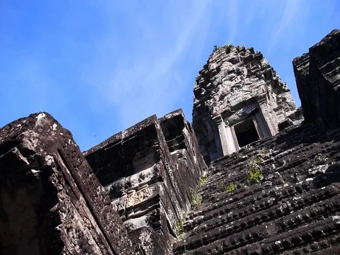 Angkor Wat Temple In Siem Reap Cambodia Vidéo 77464367
