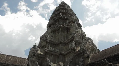 Angkor Wat Tower Stock Footage 42368227