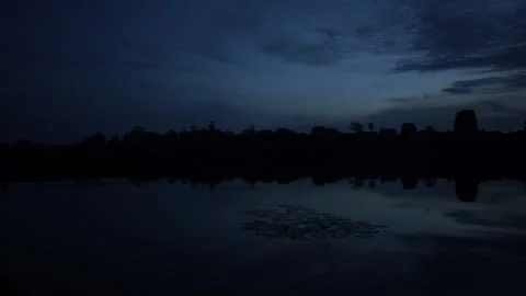 Angkor Wat Twilight Stock Footage 157315670