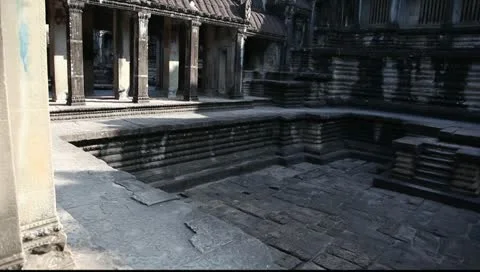 Angkor Wat_LDA N 00690 Stock Footage