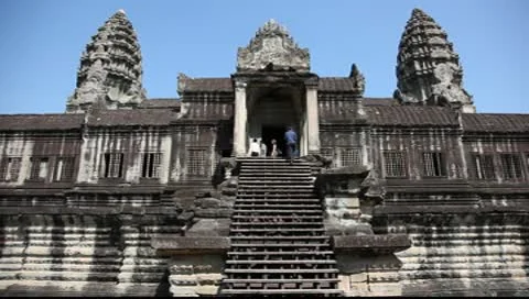 Angkor Wat_LDA P 00531 Stock Footage 10170417