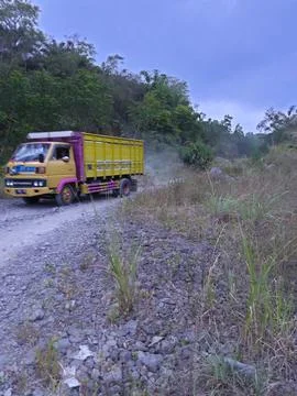 Angkutan pasir Stock Photos