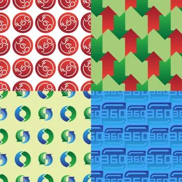 Angle 360 degrees web shape mark vector illustration geometry math seamless Stock Illustration