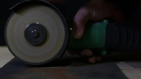 Angle Grinder and Sparks Video stock 89462093
