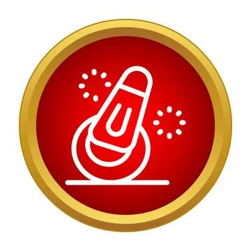 Angle grinder cutting metal producing sparks icon Stock Illustration