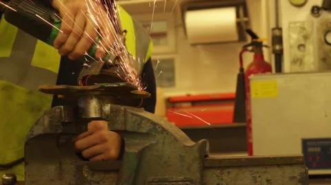 Angle Grinder Video stock 57141851
