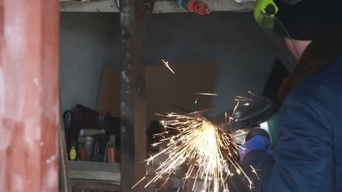 Angle Grinder Stock Footage 81783842