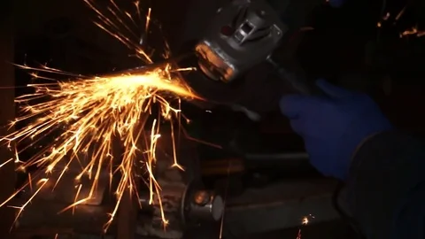 Angle Grinder Stock Footage 81783861
