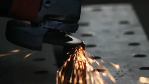 Angle grinder Stock-Footage 99435413