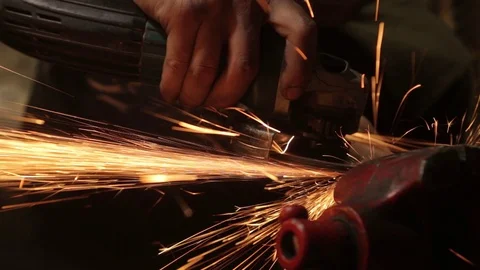 Angle grinder Stock Footage 115764992