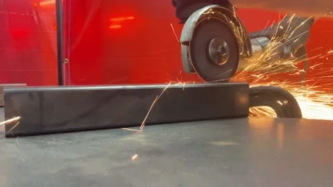 Angle grinder Stock Footage 135973676