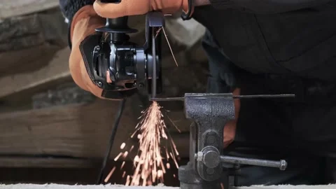 Angle grinder Stock Footage 149888690