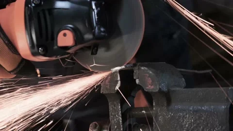 Angle grinder Stock Footage 149888699