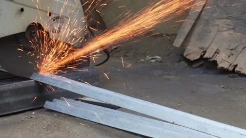 Angle Grinder Stock-Footage 340636687