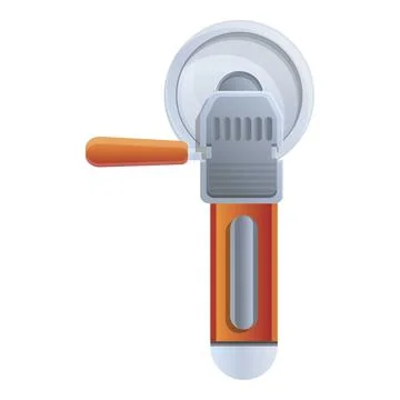 Angle grinder icon, cartoon style Stock Illustration