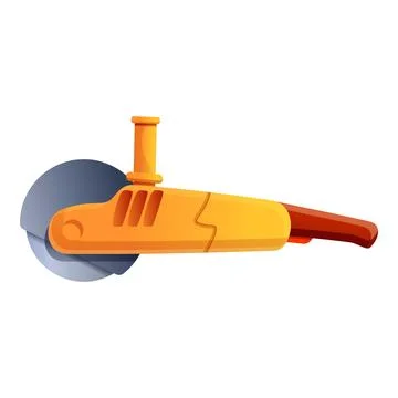 Angle grinder icon, cartoon style Stock Illustration