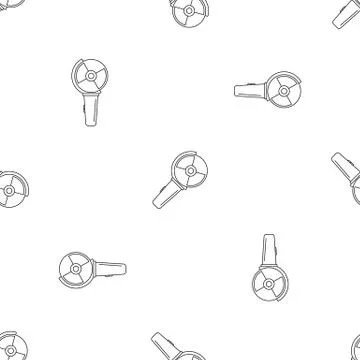 Angle grinder icon, outline style Stock Illustration