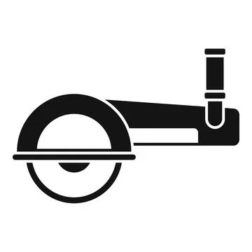 Angle grinder icon, simple style Stock Illustration
