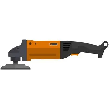 Angle grinder icon vector isolated on white background Stock Illustration