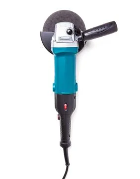 Angle grinder isolated on white background. Stock Photos