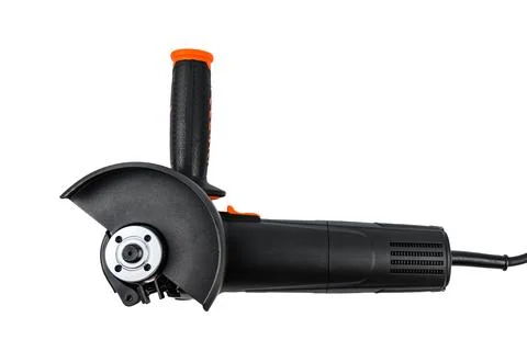 Angle grinder isolated on a white background Stock Photos