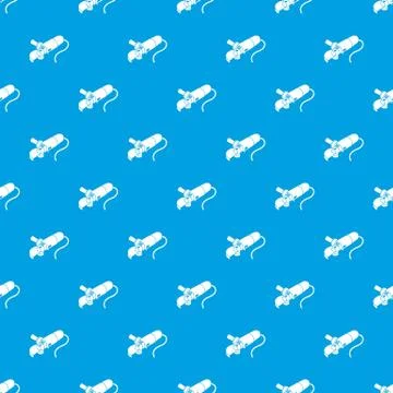Angle grinder pattern vector seamless blue Stock Illustration
