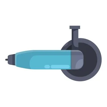 Angle grinder power tool for construction and repairing Stock Illustration