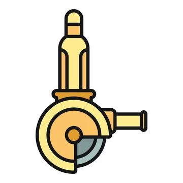 Angle grinder power tool cutting metal icon Stock Illustration