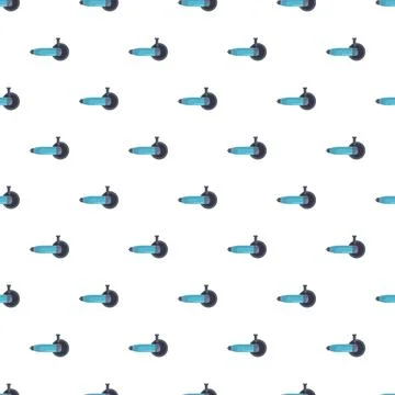 Angle grinder power tool repeating seamless pattern Stock Illustration