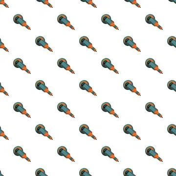 Angle grinder power tool seamless pattern repeating background Stockillustratie