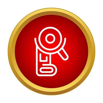 Angle grinder tool icon representing construction and diy Stock Illustration