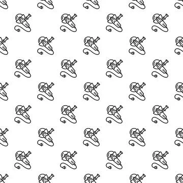 Angle grinder tool pattern for construction or diy projects Stock Illustration