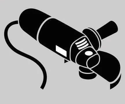 Angle grinder vector icon Stock Illustration