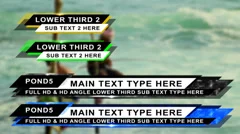 Angle Lower Third Pack Stock After Effects