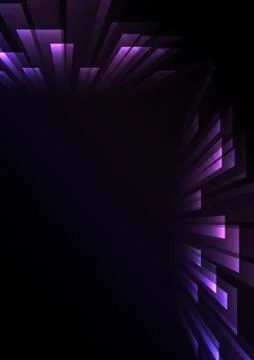 Angle overlap stripe rush in dark background Stock Illustration