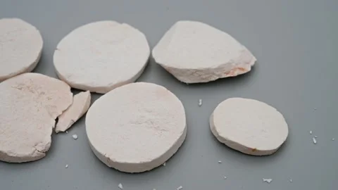 Angle pan herb ShanYao or Dioscoreae Rhizoma or Common Yam Rhizome rotating Stock Footage 228703955