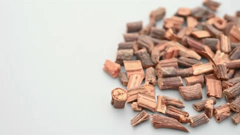 Angle pan herb ShouWuTeng or Tuber Fleeceflower Stem or Polygoni Multiflori C Stock Footage 193192544