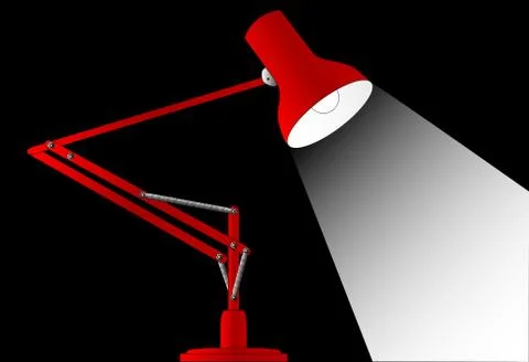 Angle poise Stock Illustration