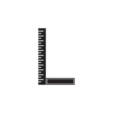 Angle ruler icon. Element of Measuring items for mobile concept and web apps Stock Illustration