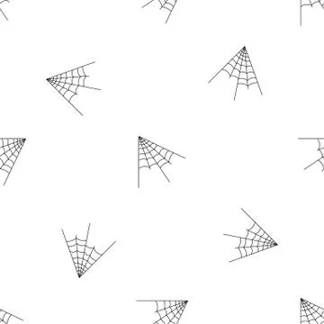 Angle spiderweb pattern seamless vector Stock Illustration