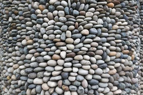 Angle of stone wall . Texture background of cobblestone ancient wall Foto stock