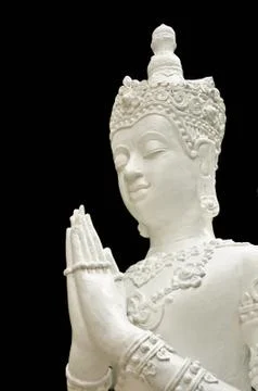 Angle in thai native style Stock Photos