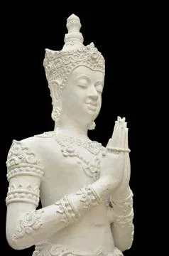 Angle in thai native style Stock Photos