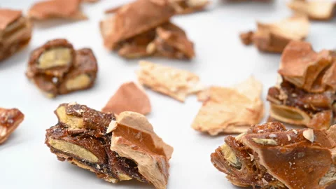 Angle view herb Gualou or Trichosanthis Fructus or Mongolian Snakegourd Fruit Stock Footage 158593122