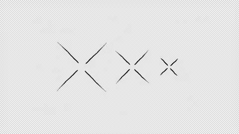Angled and multidirectional animated grunge doodle arrows set Stock Footage 334870866