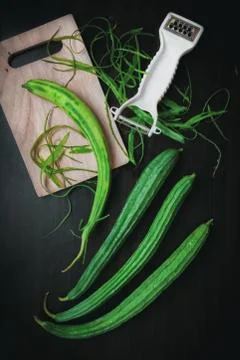 Angled Gourd Stock Photos