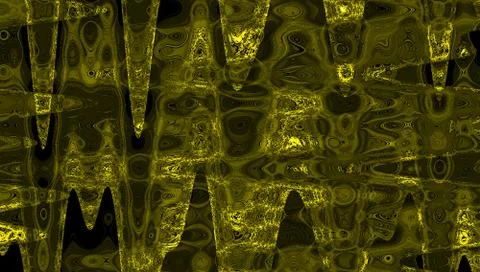 Angled lines and waves marbled pattern. Abstract golden gradient and dark sha Stock Illustration