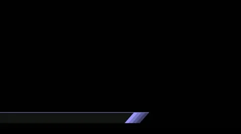 Angled Lower Third - Blue Stock Footage 21724698