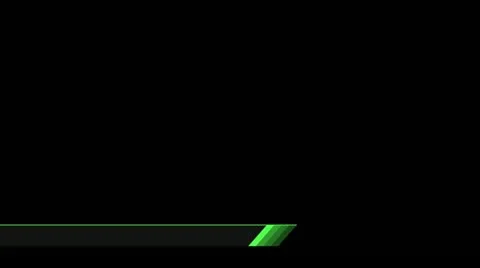 Angled Lower Third -Green Stock Footage 21724692