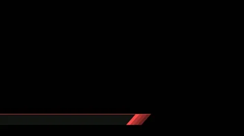 Angled Lower Third - Red Stock Footage 21724699